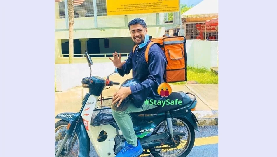 angkasawan negara hantar makanan